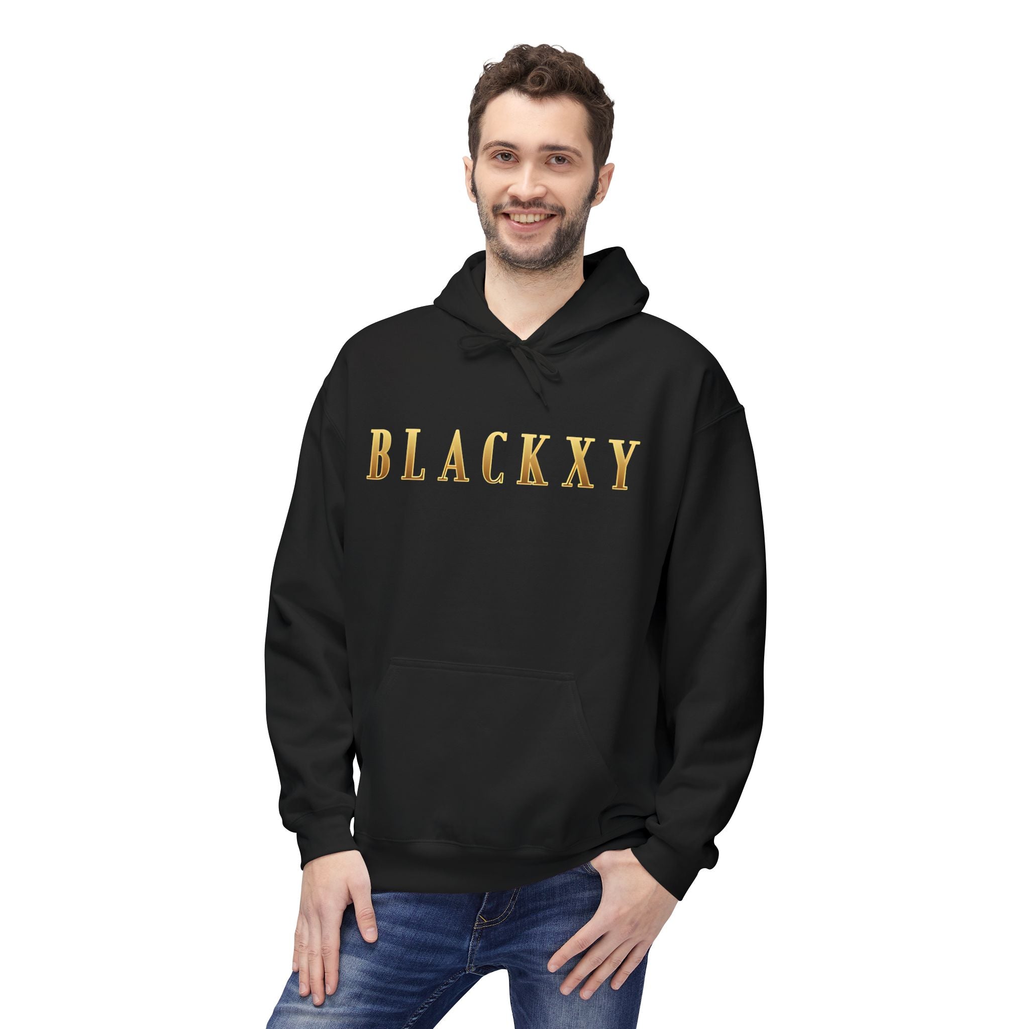 Trendy Men's Fleece Hoodie