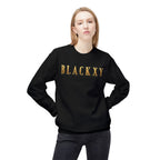 Stylish Women's Black Fleece Crewneck Sweatshirt