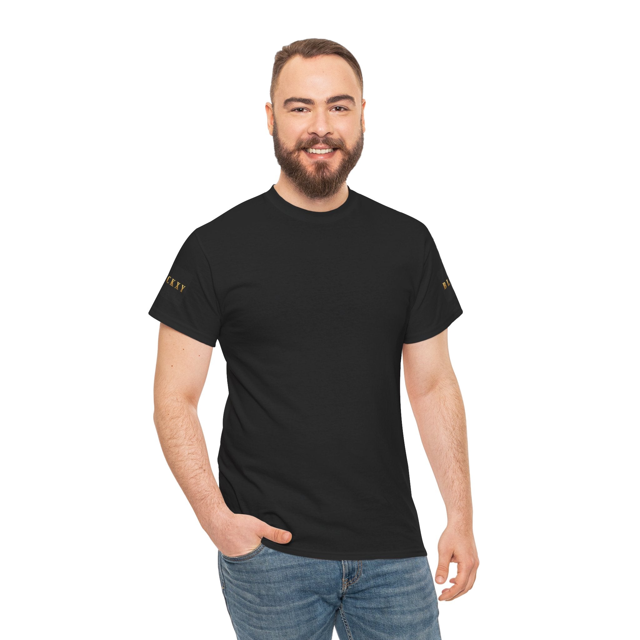 Stylish Men Heavy Cotton Tee for Everyday Wear