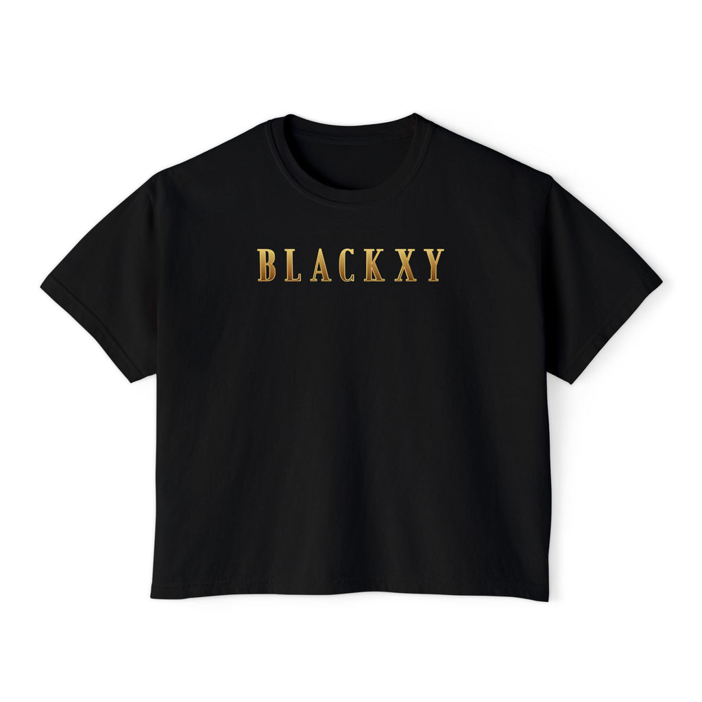 BLACKXY Trendy Women's Boxy Tee