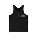 Stylish Men's Jersey Tank with 'BLACKXY' Design