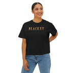 BLACKXY Trendy Women's Boxy Tee