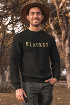 Stylish Men's Sweatshirt with Bold BlackXY Design
