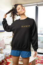 Women's Black Crewneck Sweatshirt