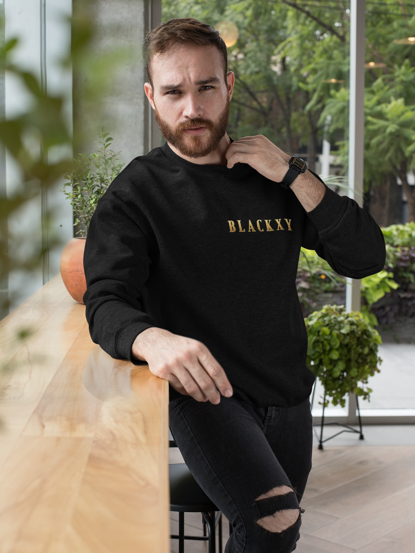 Men's Drop Shoulder Sweatshirt